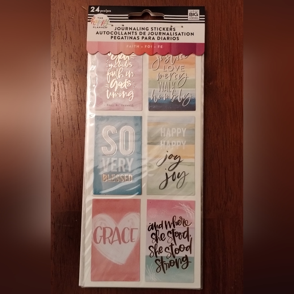 The Happy Planner, Journaling Stickers Flip Book - Faith